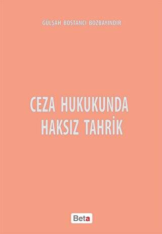 Ceza Hukukunda Haksız Tahrik - 1