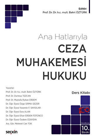 Ceza Muhakemesi Hukuku Ana Hatlarıyla - 1