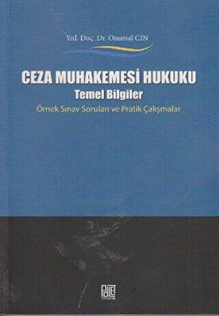 Ceza Muhakemesi Hukuku - Temel Bilgiler - 1