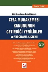 Ceza Muhakemesi Kanununun Getirdiği Yenilikler ve Yargılama Sistemi - 1