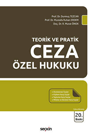 Ceza Özel Hukuku - 1