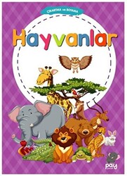 Çıkartma ve Boyama - Hayvanlar - 1