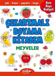 Çıkartmalı Boyama Meyveler - 1