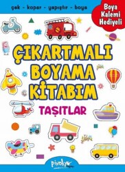 Çıkartmalı Boyama Taşıtlar - 1