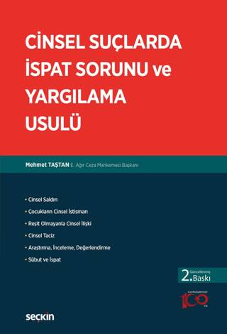 Cinsel Suçlarda İspat Sorunu ve Yargılama Usulü - 1