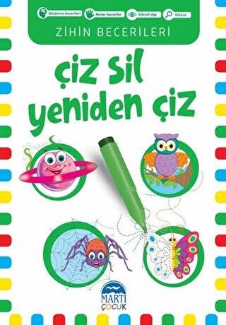 Çiz Sil Yeniden Çiz Yeşil Kitap - 1