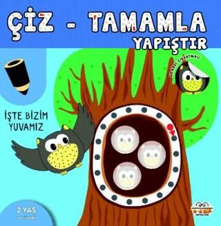 Çiz - Tamamla - Yapıştır İşte Bizim Yuvamız - 1