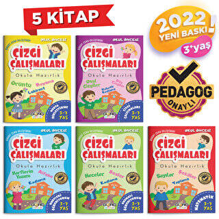 Çizgi Çalışmaları Poşetli 5 Kitap - 1