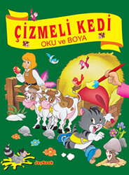 Çizmeli Kedi - Oku ve Boya - 1