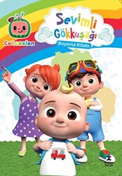 Cocomelon Sevimli Gökkuşağı Boyama Kitabı - 1