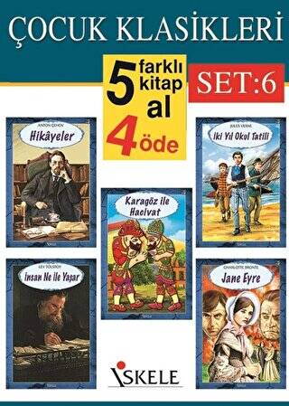 Çocuk Klasikleri Set: 6 5 Kitap Takım - 1