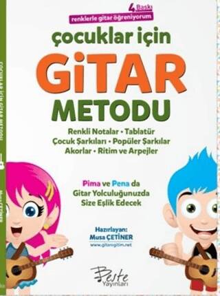 Çocuklar İçin Gitar Metodu - Renklerle Gitar Öğreniyorum - 1