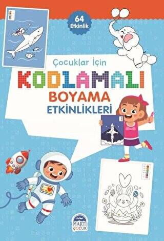 Çocuklar İçin Kodlama Etkinlikleri - Mavi - 64 Etkinlik - 1