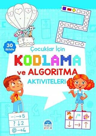 Çocuklar İçin Kodlama ve Algoritma Aktiviteleri - Mavi - 1