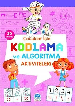 Çocuklar İçin Kodlama ve Algoritma Aktiviteleri - Pembe - 1