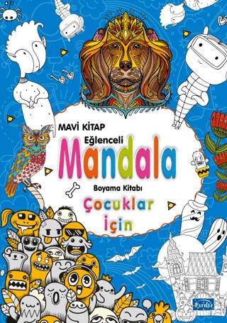 Çocuklar İçin Mandala Mavi - 1