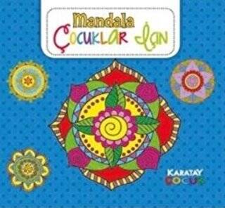 Çocuklar İçin Mandala Mavi - 1