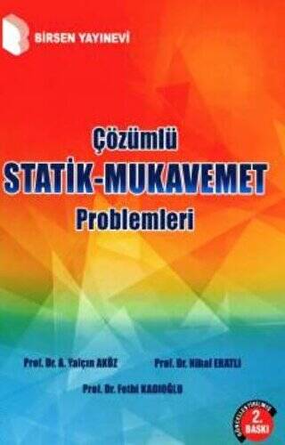 Çözümlü Statik - Mukavemet Problemleri - 1