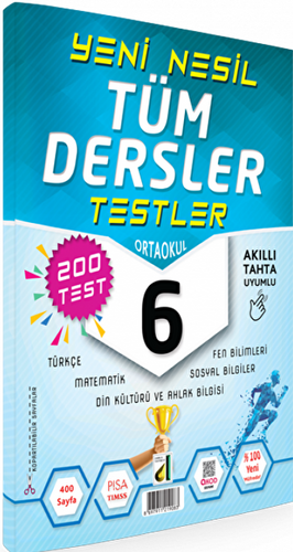 Damla Yeni Nesil Tüm Dersler Testler - 6. Sınıf - 1