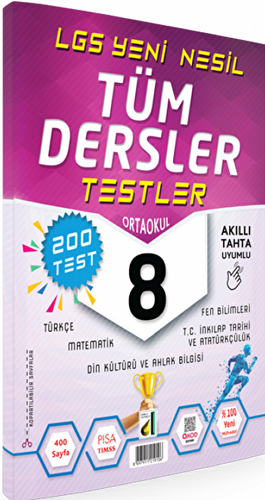 Damla Yeni Nesil Tüm Dersler Testler - 8. Sınıf - 1