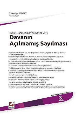 Davanın Açılmamış Sayılması - 1