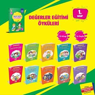 Değerler Eğitim Seti 10 Kitap + Değerlendirme Testi - 1