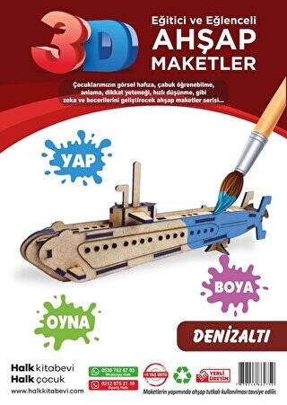 Denizaltı Ahşap Maket - 1