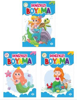 Denizkızı Boyama Seti 3 Kitap - 1