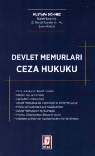 Devlet Memurları Ceza Hukuku - 1