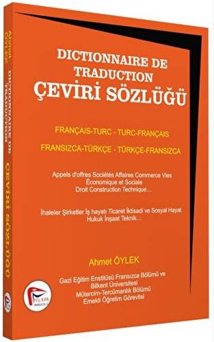 Dictinonnaire De Traduction Çeviri Sözlüğü - 1