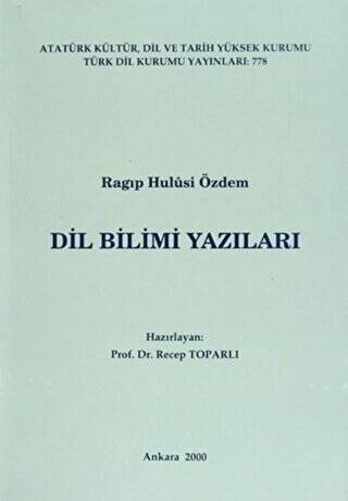 Dil Bilimi Yazıları - 1