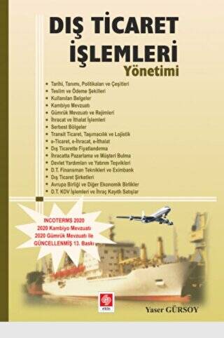 Dış Ticaret İşlemleri Yönetimi - 1