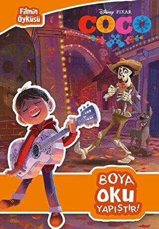 Disney Coco Filmin Öyküsü Boya Oku Yapıştır - 1