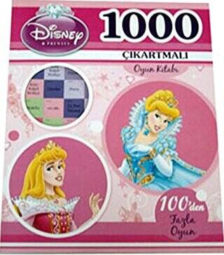 Disney Prenses - 1000 Çıkartmalı Oyun Kitabı - 1