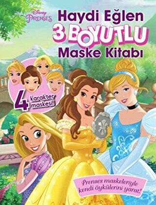 Disney Prenses 3 Boyutlu Maske Kitabı - 1