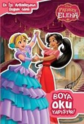 Disney Prenses Elena Boya Oku Yapıştır - En İyi Arkadaşımın Doğumgünü - 1