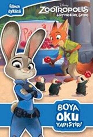 Disney Zootropolis Hayvanlar Şehri - Boya Oku Yapıştır! - 1