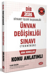 Diyanet İşleri Başkanlığı Unvan Değişikliği Sınavı Tekniker Ana Konular Konu Anlatımlı - 1