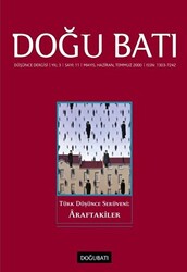 Doğu Batı Düşünce Dergisi Yıl: 3 Sayı: 11 - Türk Düşünce Serüveni: Araftakiler - 1