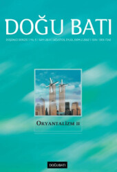 Doğu Batı Düşünce Dergisi Yıl: 5 Sayı: 20 - Oryantalizm - 2 - 1