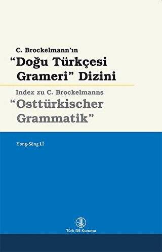 Doğu Türkçesi Grameri Dizini - 1