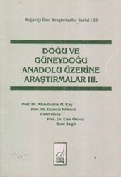 Doğu ve Güneydoğu Anadolu Üzerine Araştırmalar 3 - 1