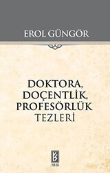 Doktora Doçentlik Profesörlük Tezleri - 1