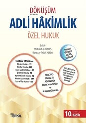 Dönüşüm Adli Hakimlik - Özel Hukuk - 1