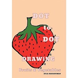 Dot to Dot Drawing Fruits Vegetables - 1