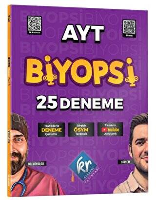 AYT Biyopsi 25 Biyoloji Deneme - 1