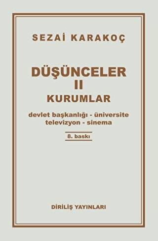 Düşünceler 2: Kurumlar - 1