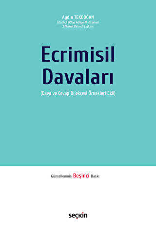 Ecrimisil Davaları Dava ve Cevap Dilekçesi Örnekleri Ekli - 1