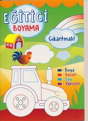 Eğitici Boyama Çıkartmalı Yeşil - 1