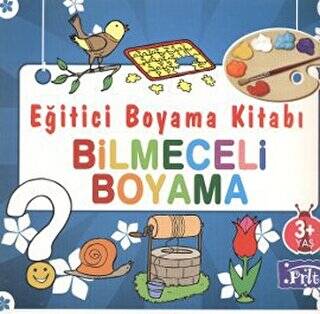 Eğitici Boyama Kitabı - Bilmeceli Boyama - 1